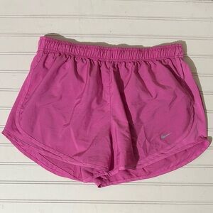 Nike Women’s Shorts Running Fitness Pink XL Dri Fit‎ With Liner Great Condition